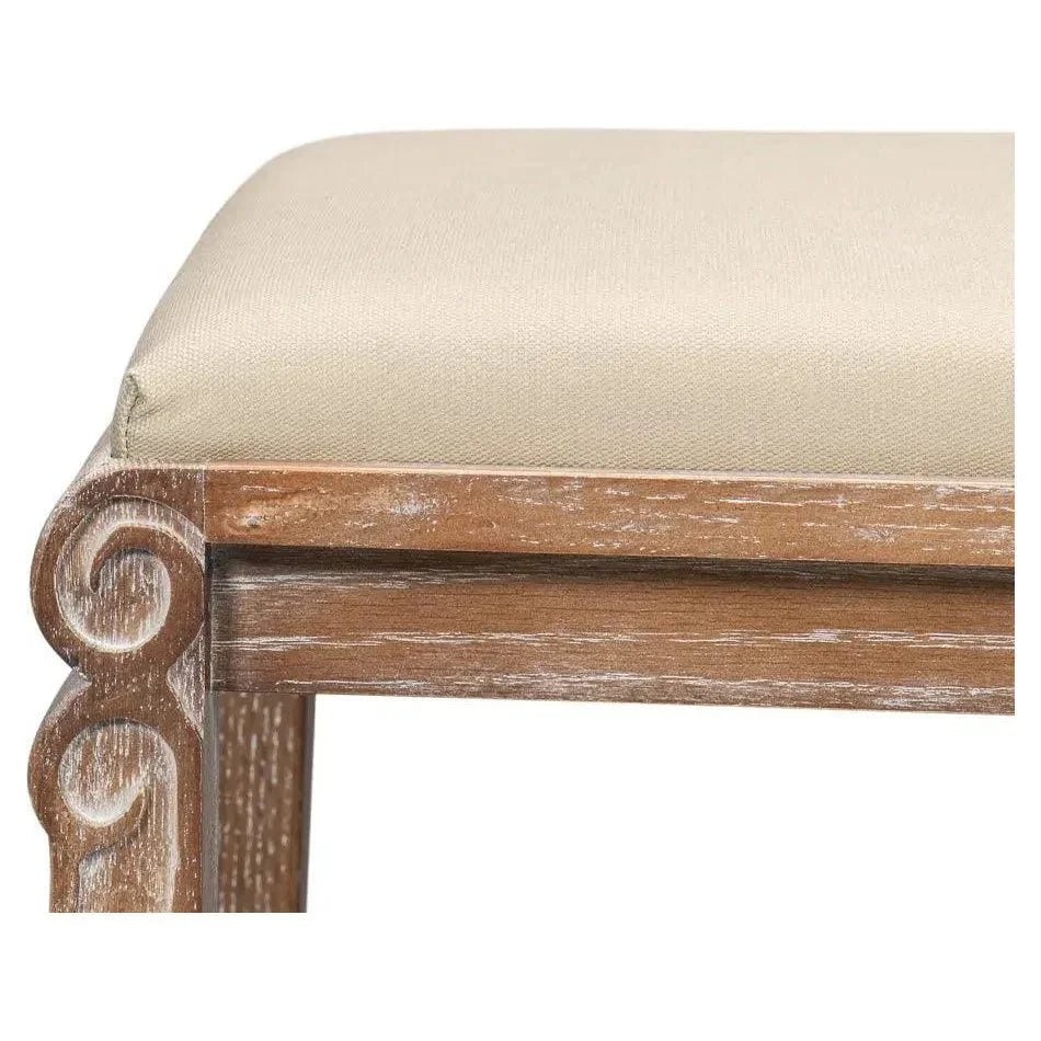 Smith Building Parlor Bench Seat For Bedroom - LOOMLAN - Sarreid - Bedroom Benches