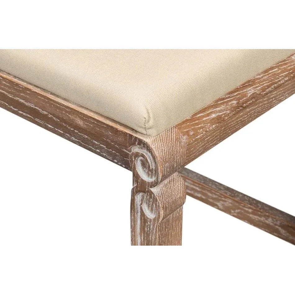 Smith Building Parlor Bench Seat For Bedroom - LOOMLAN - Sarreid - Bedroom Benches