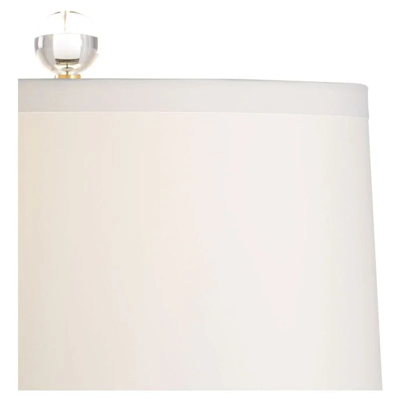 Snow Leopard Printed Ceramic Table Lamp - LOOMLAN - Wildwood - Table Lamps