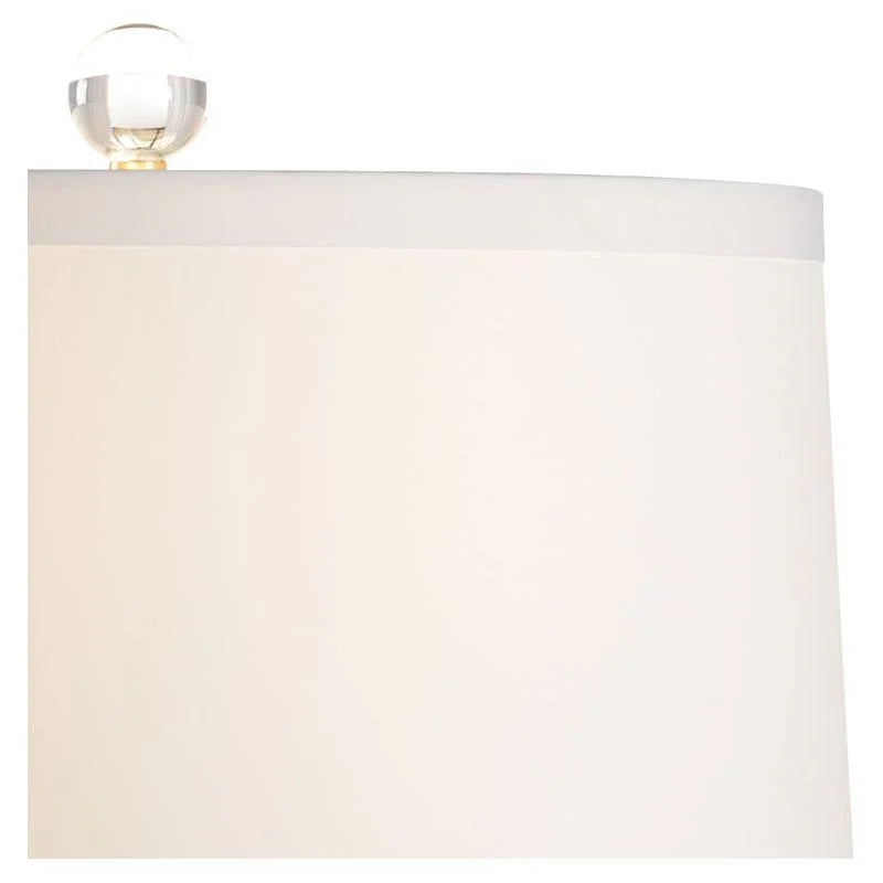 Snow Leopard Printed Ceramic Table Lamp - LOOMLAN - Wildwood - Table Lamps