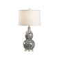 Snow Leopard Printed Ceramic Table Lamp - LOOMLAN - Wildwood - Table Lamps