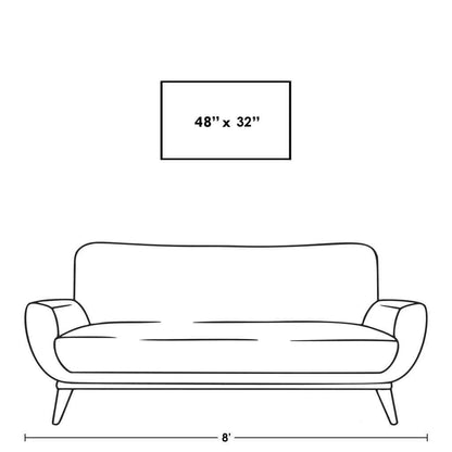 Snowfall Hand Crafted Canvas Art