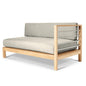 SoHo Teak Patio Sectional Sofa with Sunbrella Cushion - LOOMLAN - HiTeak - Outdoor Sofas & Loveseats