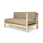 SoHo Teak Patio Sectional Sofa with Sunbrella Cushion - LOOMLAN - HiTeak - Outdoor Sofas & Loveseats