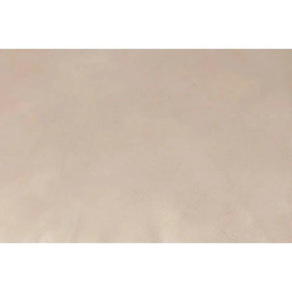 Soccerball Leather Beige Stool - LOOMLAN - Sarreid - Poufs and Stools