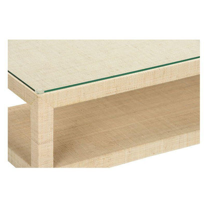 Socialite Saguran Warpped Console Table - LOOMLAN - Wildwood - Console Tables