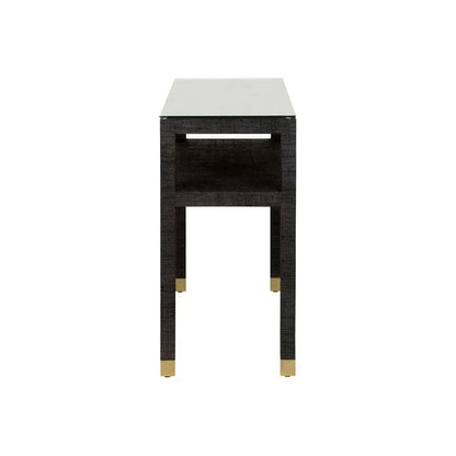 Socialite Saguran Warpped Console Table - LOOMLAN - Wildwood - Console Tables