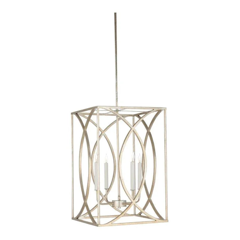 Society Hill Adjustable Silver Chandelier - LOOMLAN - Wildwood - Chandeliers