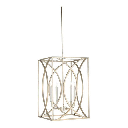 Society Hill Adjustable Silver Chandelier - LOOMLAN - Wildwood - Chandeliers