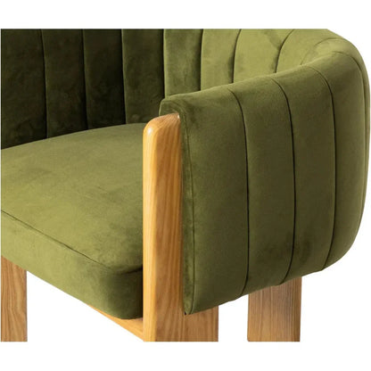 Sofi Performance Fabric & Solid Green Accent Chair - LOOMLAN - Moe's Home - Accent Chairs