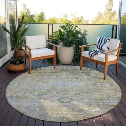 Sofia Beige Washable Indoor-Outdoor Rug-Outdoor Rugs-LOOMLAN Rugs-LOOMLAN