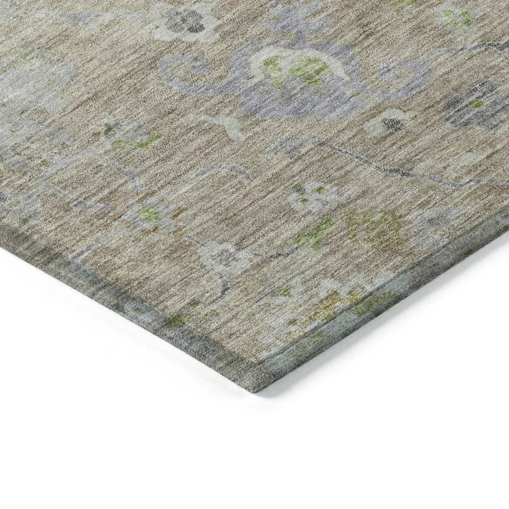 Sofia Beige Washable Indoor-Outdoor Rug-Outdoor Rugs-LOOMLAN Rugs-LOOMLAN