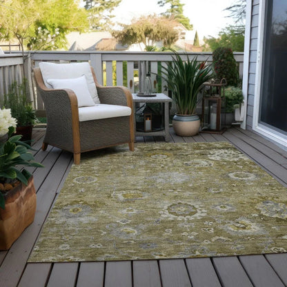 Sofia Brown Washable Indoor-Outdoor Rug-Outdoor Rugs-LOOMLAN Rugs-LOOMLAN