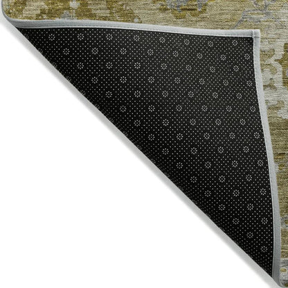 Sofia Brown Washable Indoor-Outdoor Rug-Outdoor Rugs-LOOMLAN Rugs-LOOMLAN