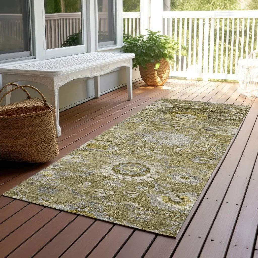 Sofia Brown Washable Indoor-Outdoor Rug-Outdoor Rugs-LOOMLAN Rugs-LOOMLAN