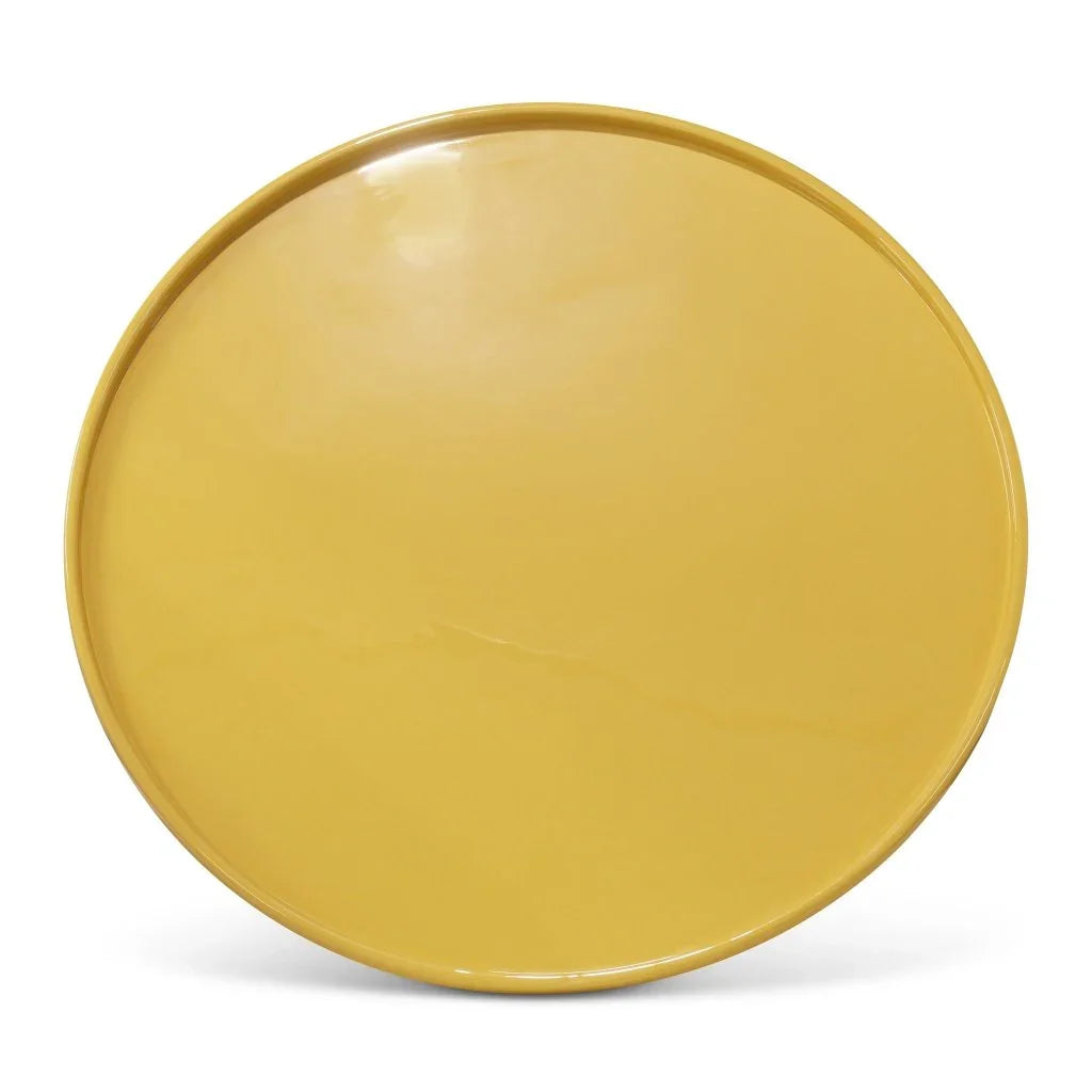 Sofia Enamel Round Coffee Table - LOOMLAN - Urbia - Coffee Tables