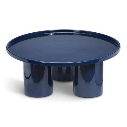 Sofia Enamel Round Coffee Table - LOOMLAN - Urbia - Coffee Tables