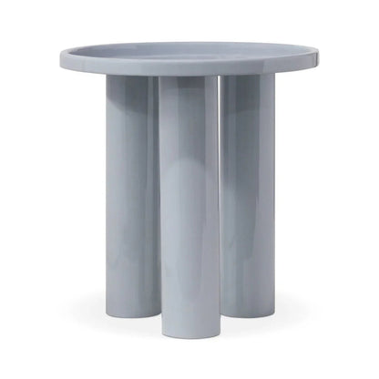 Sofia Enamel Round End Table - LOOMLAN - Urbia - Side Tables