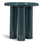 Sofia Enamel Round End Table - LOOMLAN - Urbia - Side Tables