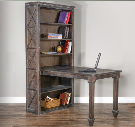 Sofia Five Shelves Wood Bookcase