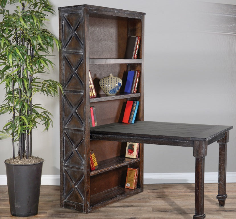 Sofia Five Shelves Wood Bookcase