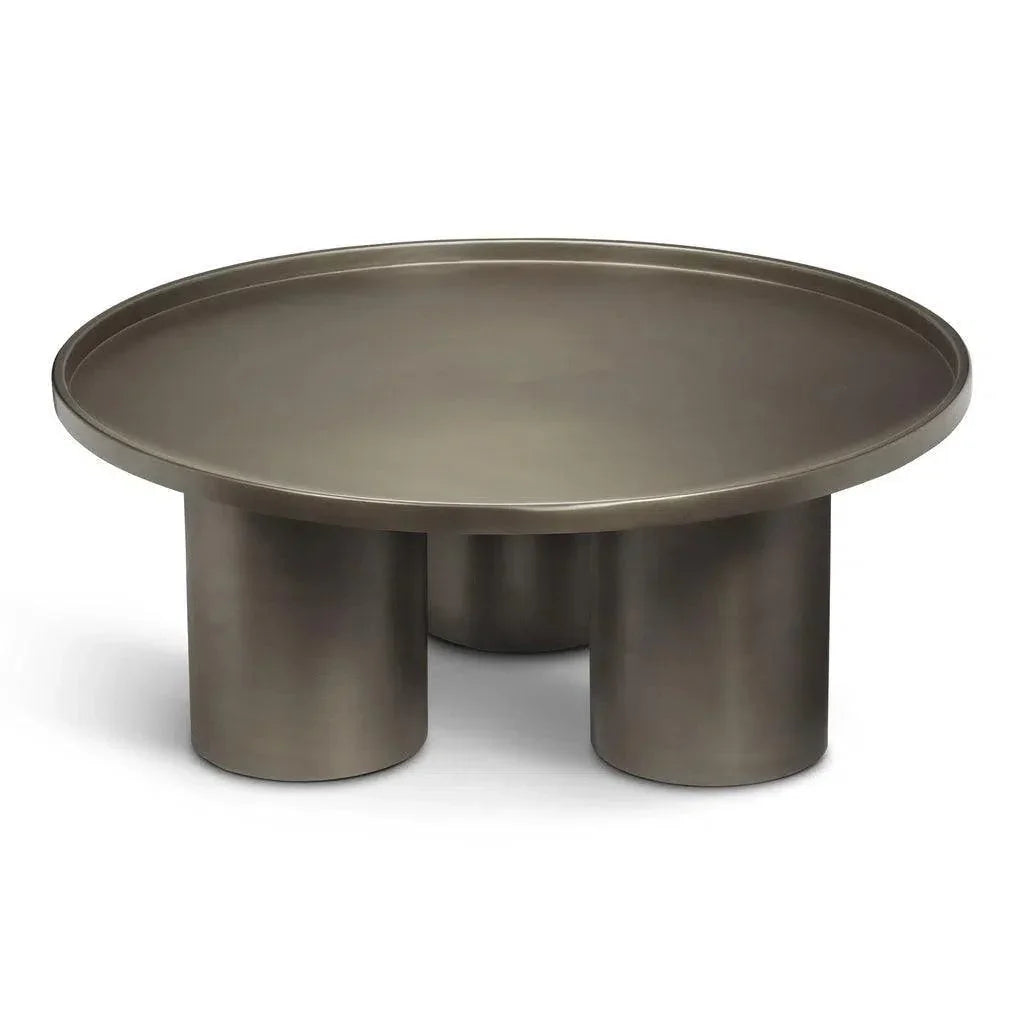 Sofia Steel Round Coffee Table - LOOMLAN - Urbia - Coffee Tables