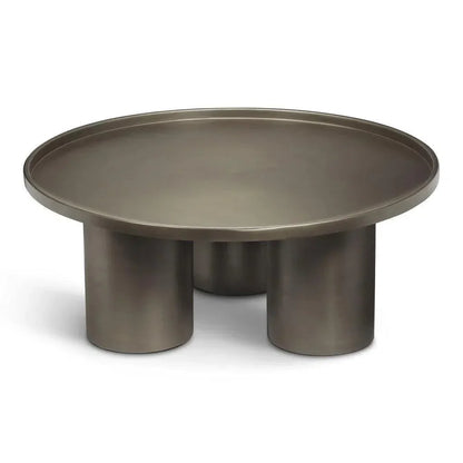Sofia Steel Round Coffee Table - LOOMLAN - Urbia - Coffee Tables