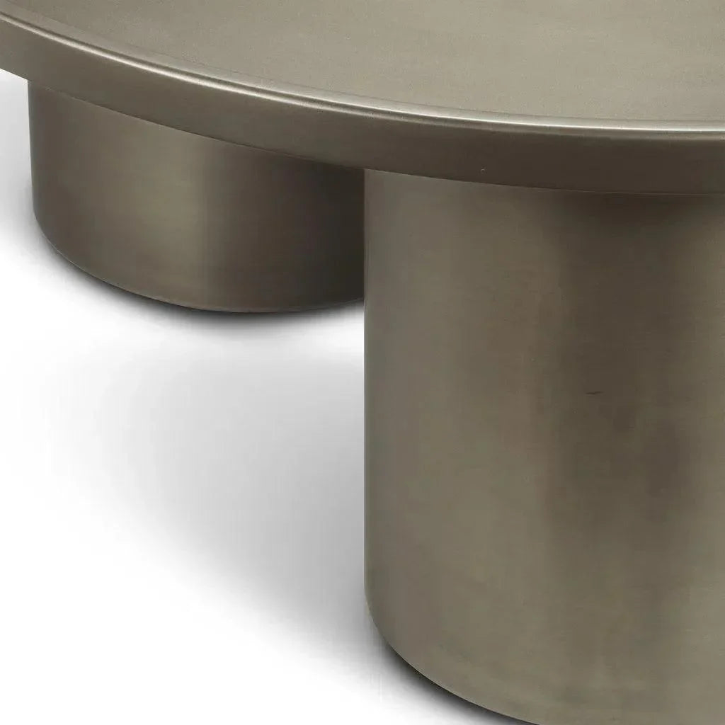 Sofia Steel Round Coffee Table - LOOMLAN - Urbia - Coffee Tables