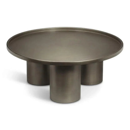 Sofia Steel Round Coffee Table - LOOMLAN - Urbia - Coffee Tables