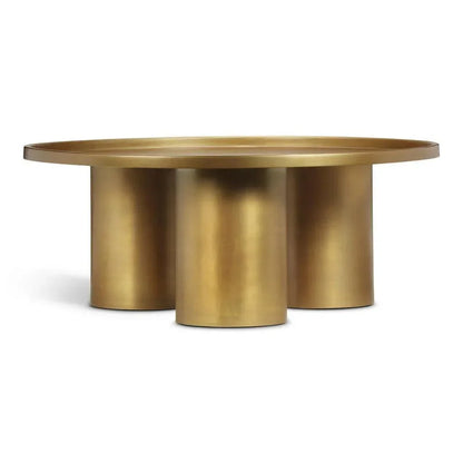 Sofia Steel Round Coffee Table - LOOMLAN - Urbia - Coffee Tables