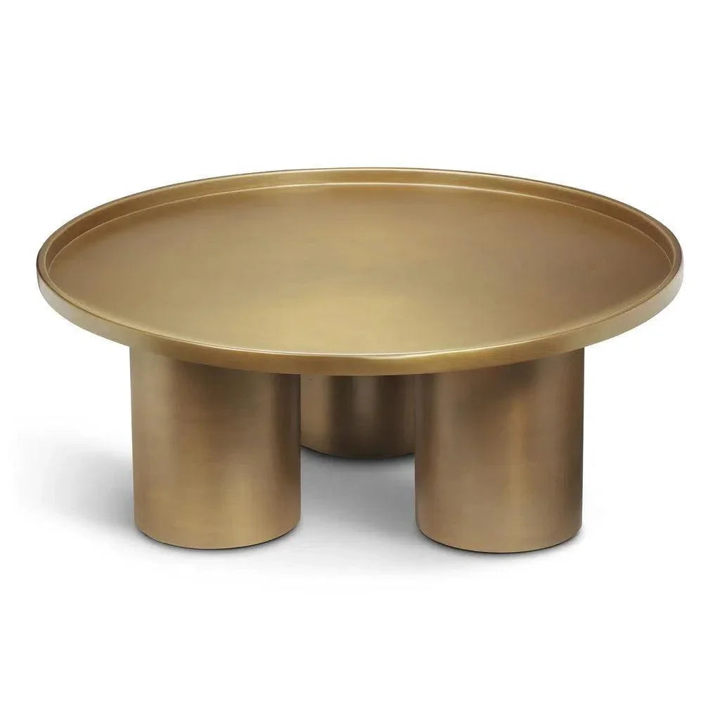 Sofia Steel Round Coffee Table - LOOMLAN - Urbia - Coffee Tables
