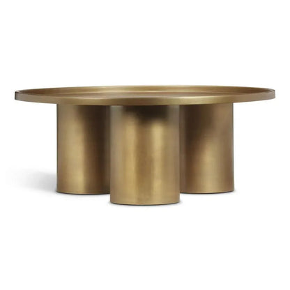 Sofia Steel Round Coffee Table - LOOMLAN - Urbia - Coffee Tables