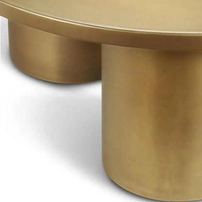 Sofia Steel Round Coffee Table - LOOMLAN - Urbia - Coffee Tables