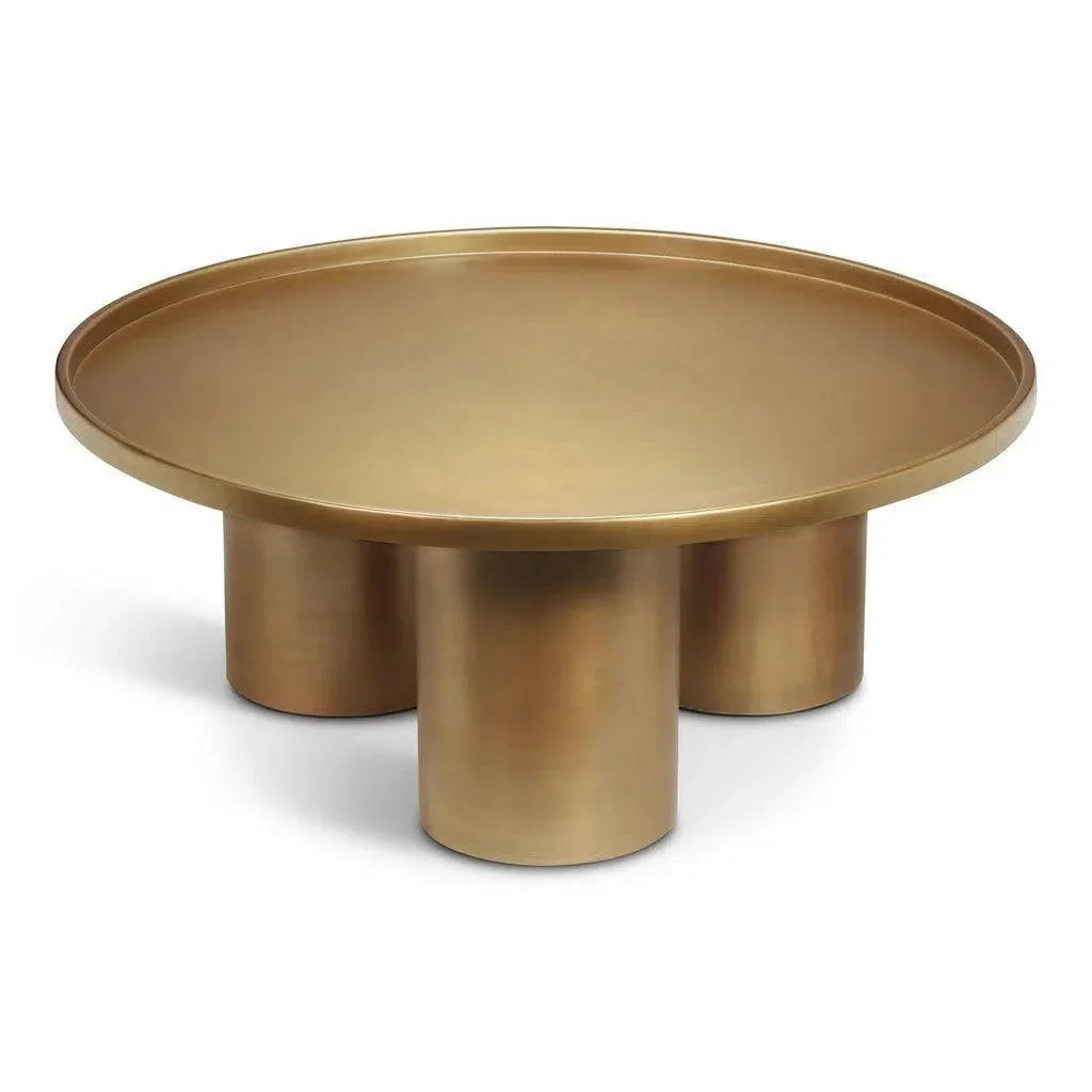 Sofia Steel Round Coffee Table - LOOMLAN - Urbia - Coffee Tables