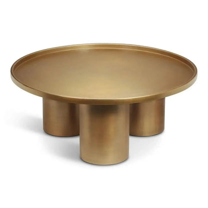 Sofia Steel Round Coffee Table - LOOMLAN - Urbia - Coffee Tables