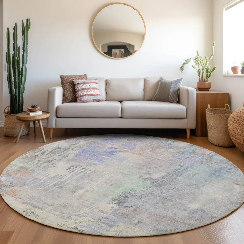 Sofina Purple Washable Indoor - Outdoor Rug - LOOMLAN - LOOMLAN Rugs - Outdoor Rugs