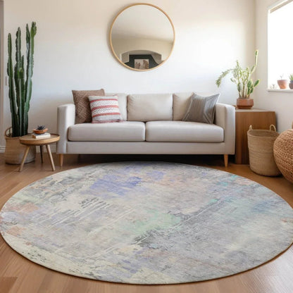 Sofina Purple Washable Indoor - Outdoor Rug - LOOMLAN - LOOMLAN Rugs - Outdoor Rugs