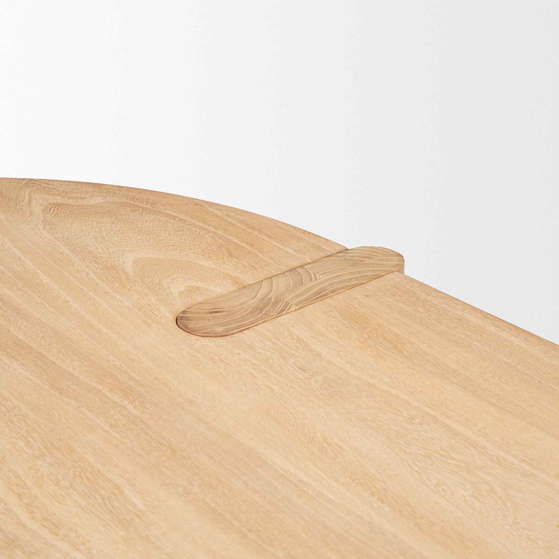 Sohan Wooden Oval Dining Table-Dining Tables-Mercana-LOOMLAN