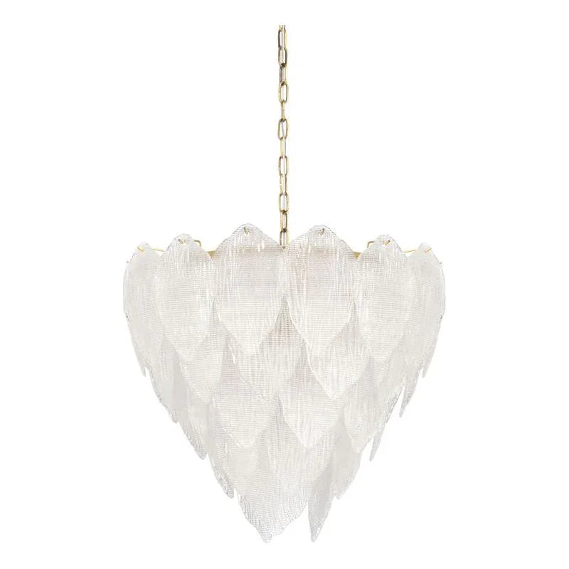 Soho Gold Nine Lights Glass Accents Chandelier - LOOMLAN - Chelsea House - Chandeliers