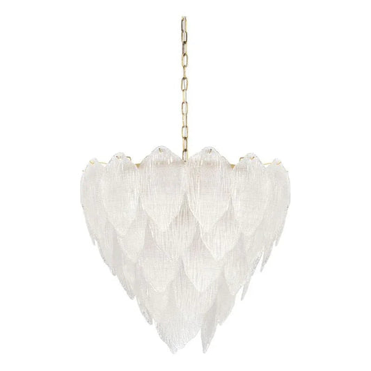 Soho Gold Nine Lights Glass Accents Chandelier - LOOMLAN - Chelsea House - Chandeliers