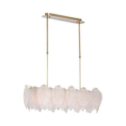 Soho Island Glass Leaves Chandelier - LOOMLAN - Chelsea House - Chandeliers