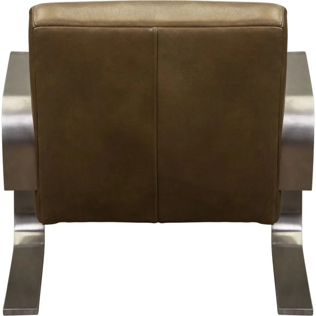 Soho Minimalist Design Leather Chair - LOOMLAN - Olivia + Quinn - Club Chairs