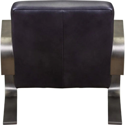 Soho Minimalist Design Leather Chair - LOOMLAN - Olivia + Quinn - Club Chairs