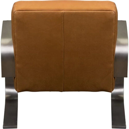 Soho Minimalist Design Leather Chair - LOOMLAN - Olivia + Quinn - Club Chairs
