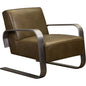 Soho Minimalist Design Leather Chair - LOOMLAN - Olivia + Quinn - Club Chairs