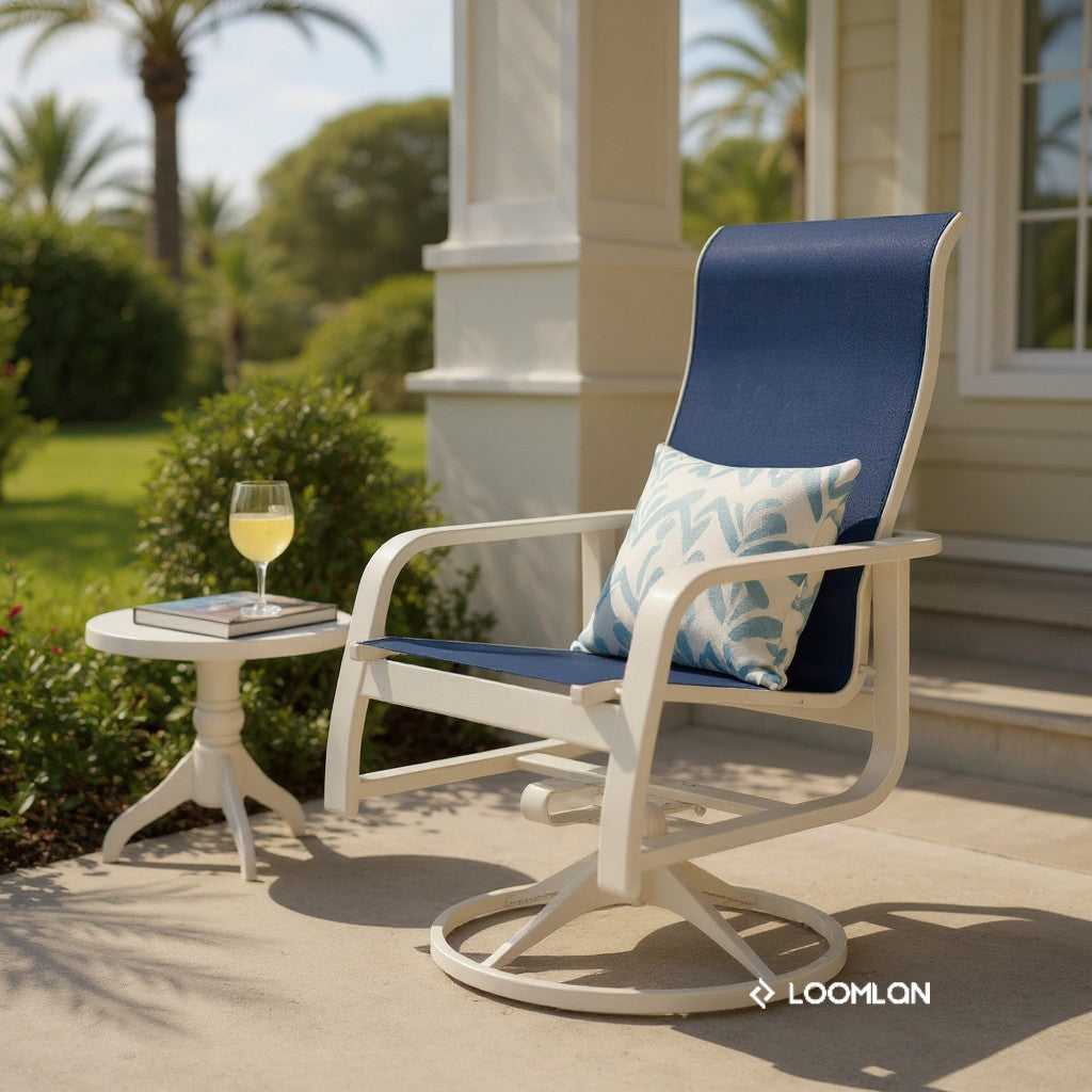 Soho Sling High Back Swivel Rocker 2PC