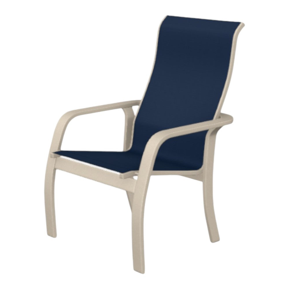Soho Sling Stacking High Back Arm Chair