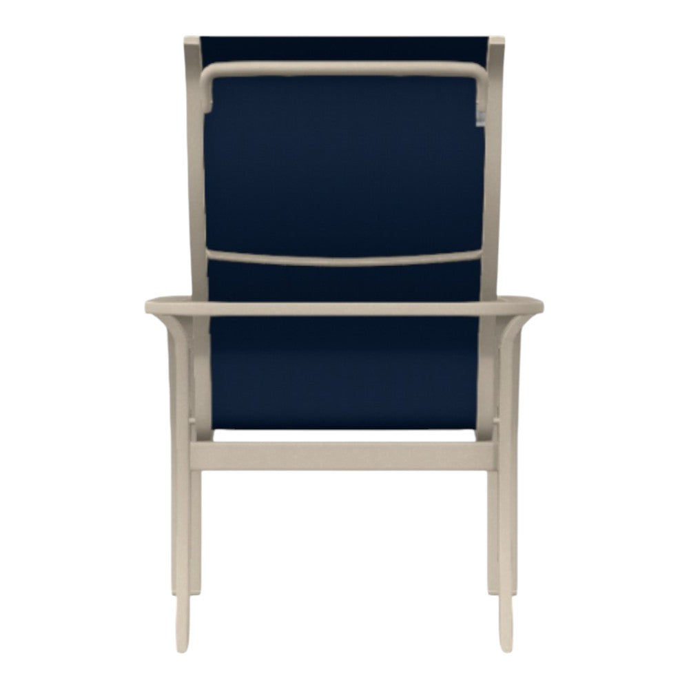 Soho Sling Stacking High Back Arm Chair