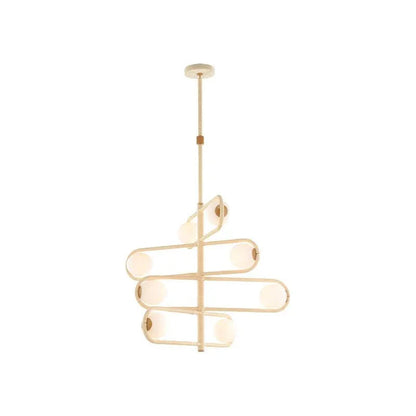 Sol Rattan Design Ambient Lighting Chandelier - LOOMLAN - Wildwood - Chandeliers