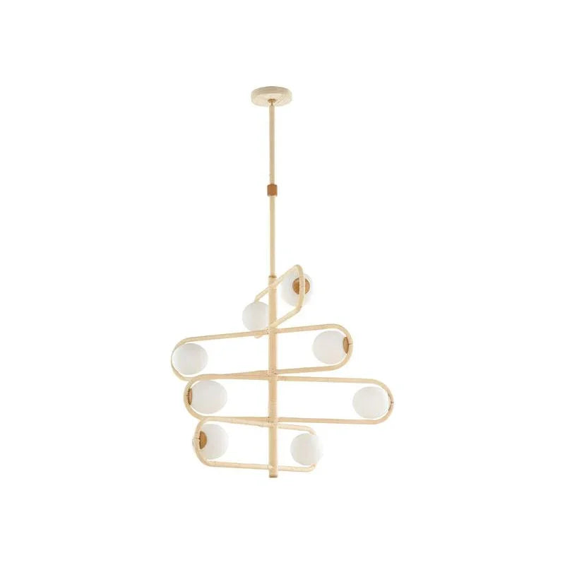 Sol Rattan Design Ambient Lighting Chandelier - LOOMLAN - Wildwood - Chandeliers